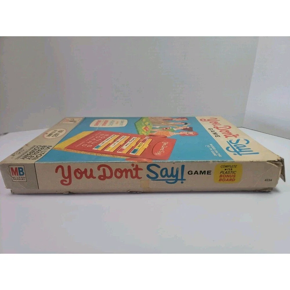You Don’t Say! Game (1963 Milton Bradley) – Complete w/ Bonus Board & Tokens